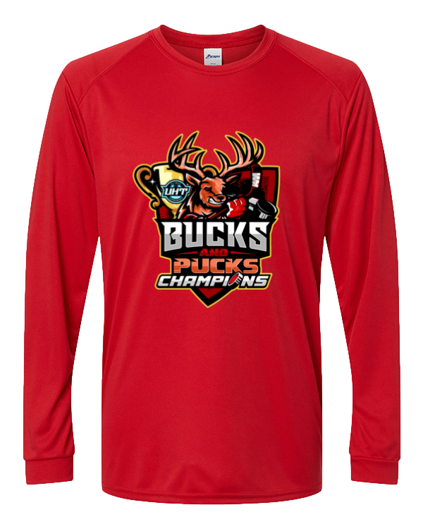 Bucks and Pucks Champ DriFit Long Sleeve Shirt
