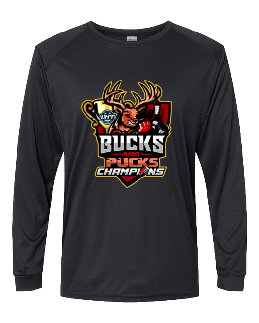 Bucks and Pucks Champ DriFit Long Sleeve Shirt