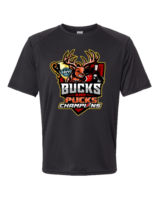Bucks and Pucks Champ DriFit T-Shirt